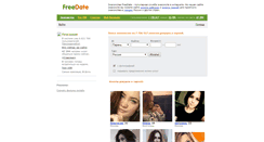 Desktop Screenshot of freedate.ru
